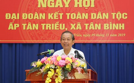 Phó Thủ tướng Thường trực dự Ngày hội Đại đoàn kết toàn dân tộc tại Đồng Nai